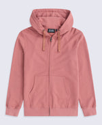 Maya Womens Graphic Zip Through Hoodie - Pale Pink