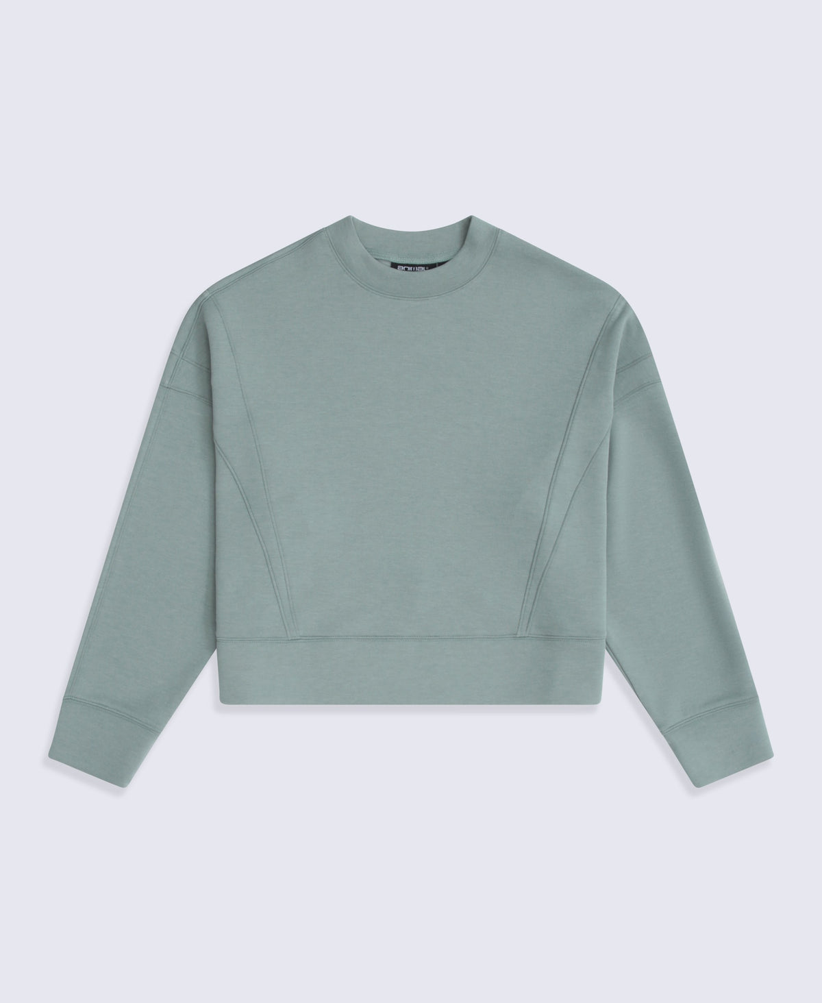 Active Womens Crop Sweatshirt - Pale Green