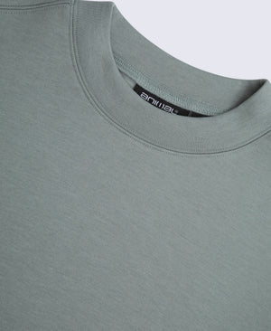 Active Womens Crop Sweatshirt - Pale Green