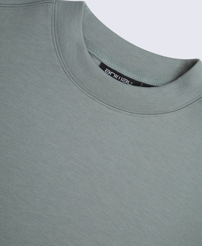 Active Womens Crop Sweatshirt - Pale Green