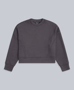 Active Womens Crop Sweatshirt - Taupe
