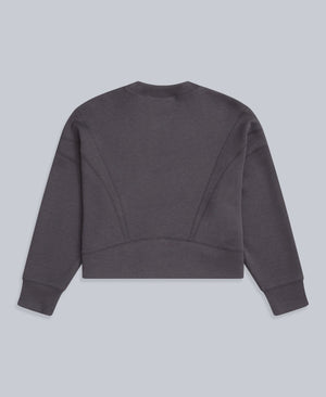 Active Womens Crop Sweatshirt - Taupe