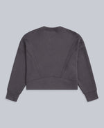 Active Womens Crop Sweatshirt - Taupe