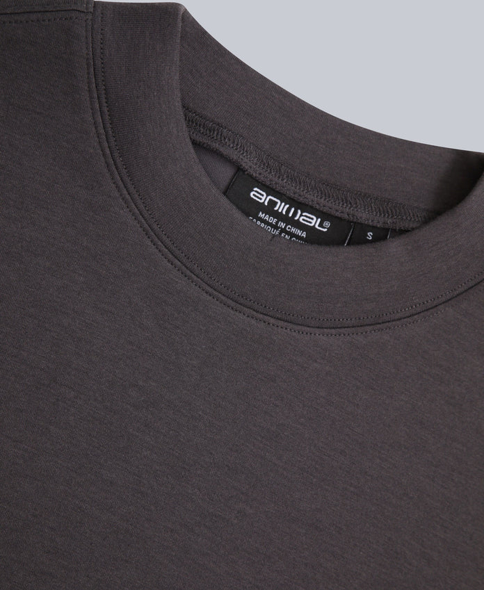 Active Womens Crop Sweatshirt - Taupe