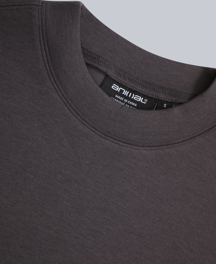 Active Womens Crop Sweatshirt - Taupe