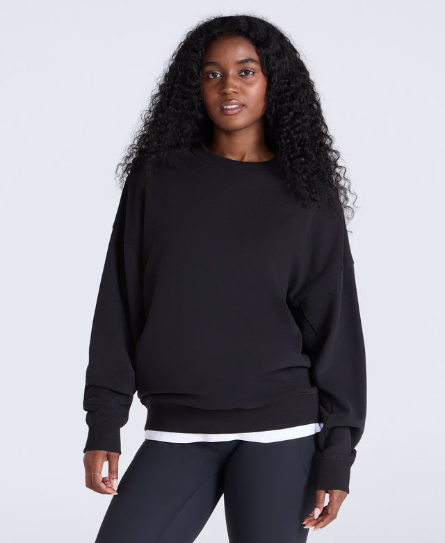 Dakota Womens Graphic Sweatshirt - Black