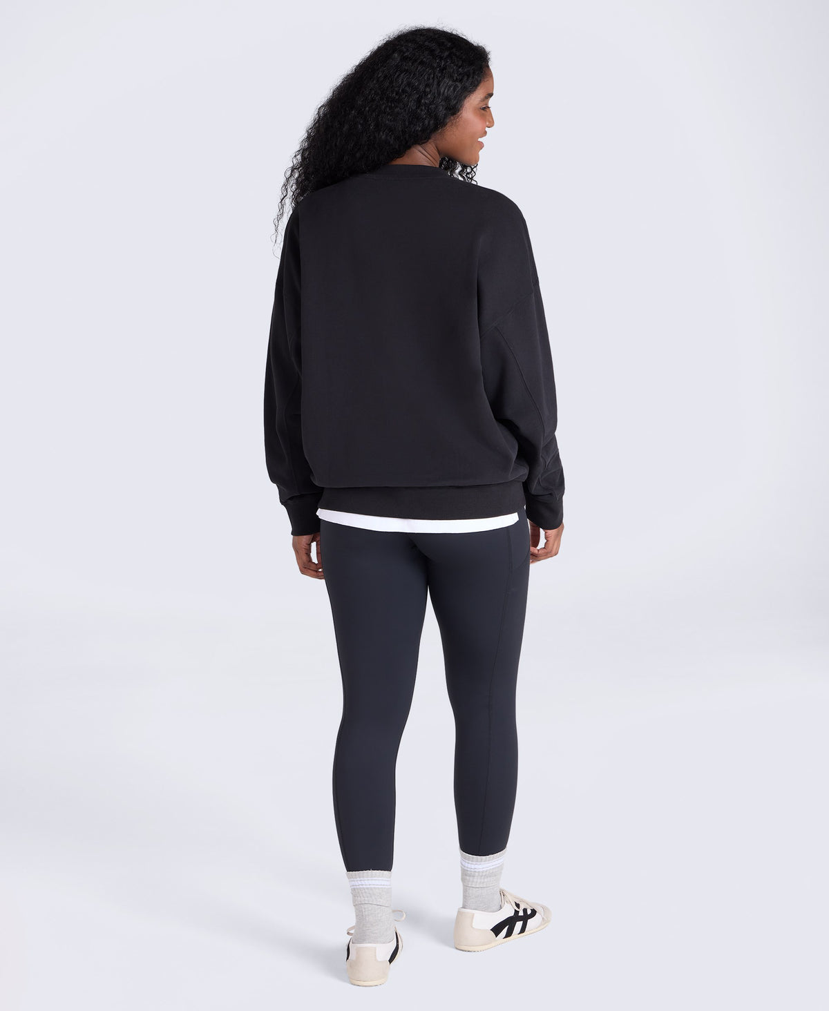 Dakota Womens Graphic Sweatshirt - Black