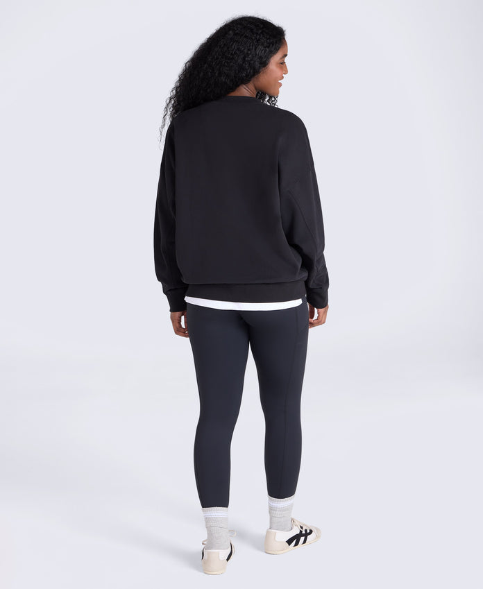 Dakota Womens Graphic Sweatshirt - Black