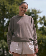 Dakota Womens Graphic Sweatshirt - Brown