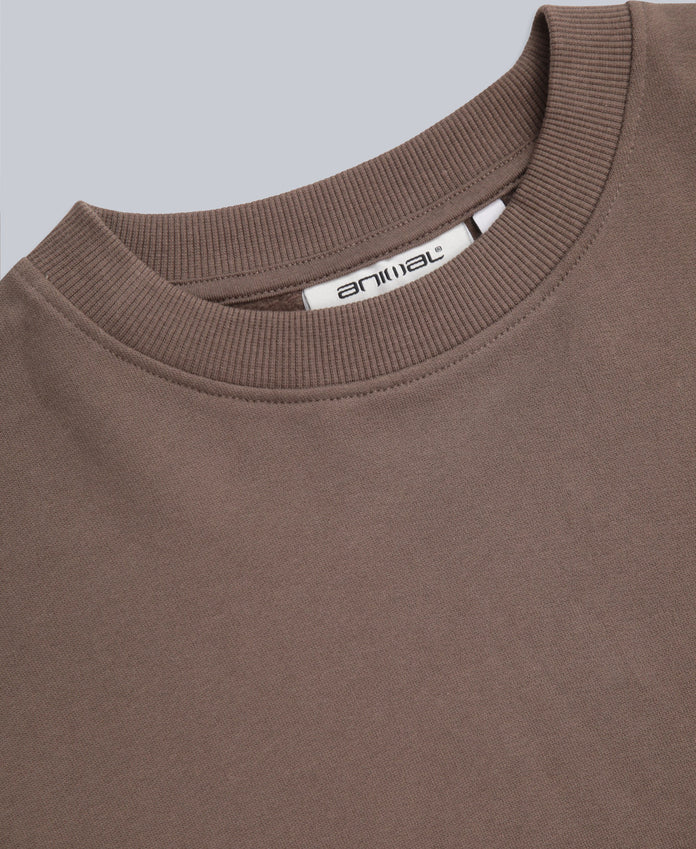 Dakota Womens Graphic Sweatshirt - Brown