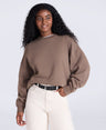 Dakota Womens Graphic Sweatshirt - Brown