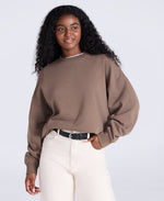 Dakota Womens Graphic Sweatshirt - Brown