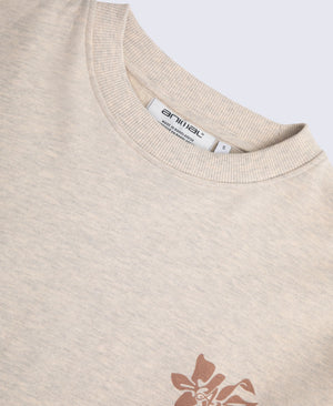 Dakota Womens Graphic Sweatshirt - Cream