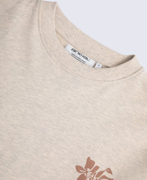 Dakota Womens Graphic Sweatshirt - Cream