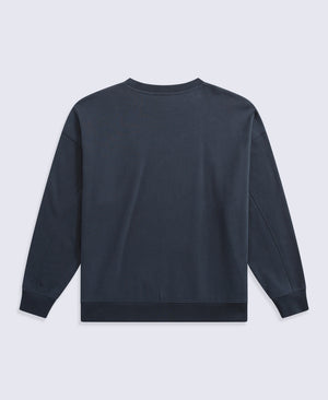 Dakota Womens Graphic Sweatshirt - Dark Blue