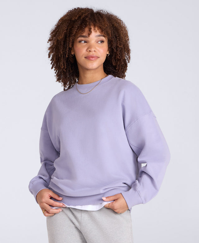 Dakota Womens Graphic Sweatshirt - Light Blue