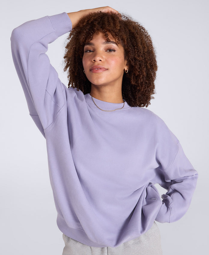 Dakota Womens Graphic Sweatshirt - Light Blue