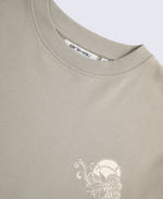 Dakota Womens Graphic Sweatshirt - Light Khaki