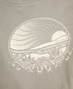 Dakota Womens Graphic Sweatshirt - Light Khaki