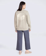 Dakota Womens Graphic Sweatshirt - Light Khaki