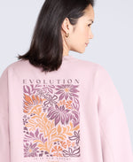Dakota Womens Graphic Sweatshirt - Light Pink