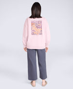Dakota Womens Graphic Sweatshirt - Light Pink