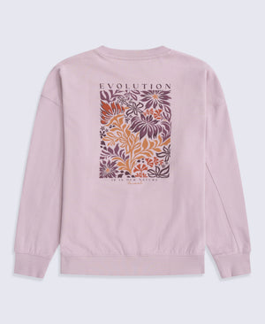 Dakota Womens Graphic Sweatshirt - Light Pink