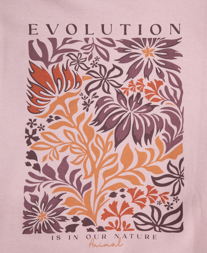 Dakota Womens Graphic Sweatshirt - Light Pink