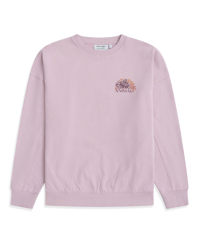 Dakota Womens Graphic Sweatshirt - Light Pink