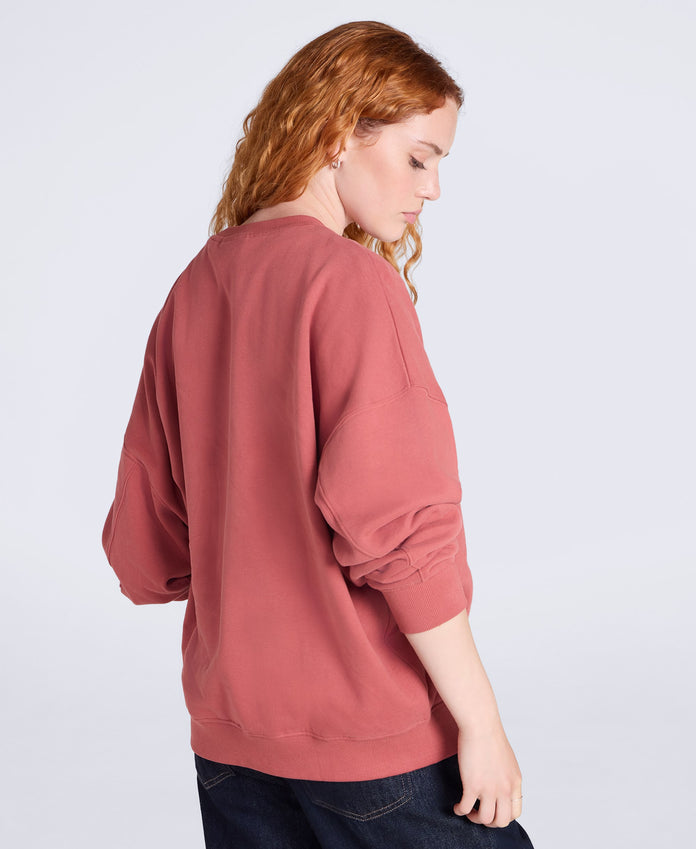 Dakota Womens Graphic Sweatshirt - Red