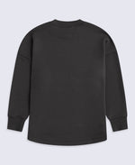 Vicky Womens Longline Sweat - Black
