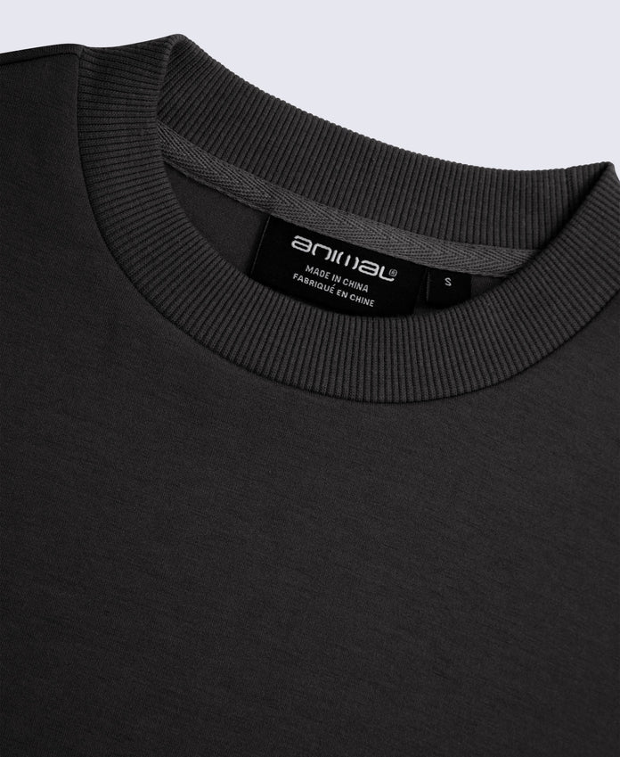 Vicky Womens Longline Sweat - Black