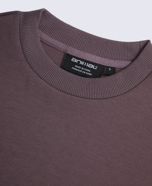 Vicky Womens Longline Sweat - Purple