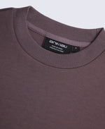 Vicky Womens Longline Sweat - Purple