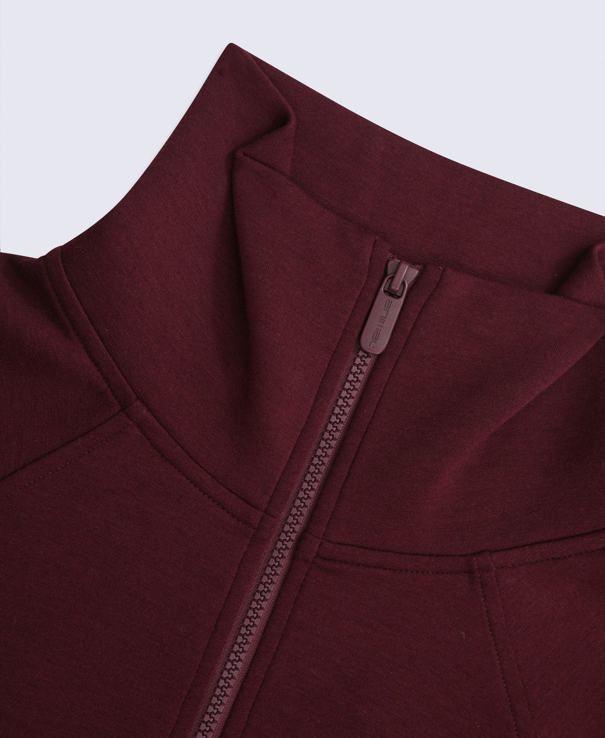 Womens Travel Full Zip Sweatshirt - Burgundy