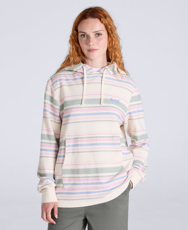 Lila Womens Beach Hoodie - Pale Green