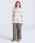 Lila Womens Beach Hoodie - Pale Green