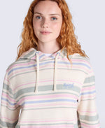 Lila Womens Beach Hoodie - Pale Green