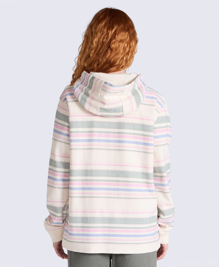 Lila Womens Beach Hoodie - Pale Green