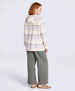 Lila Womens Beach Hoodie - Pale Green