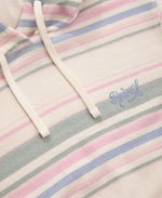 Lila Womens Beach Hoodie - Pale Green