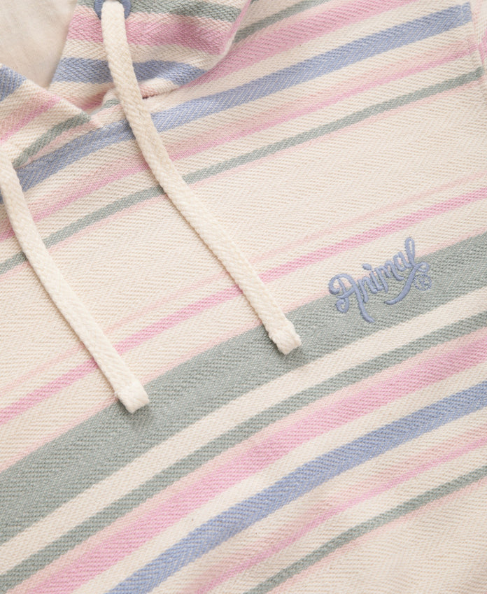 Lila Womens Beach Hoodie - Pale Green