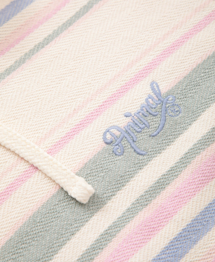 Lila Womens Beach Hoodie - Pale Green