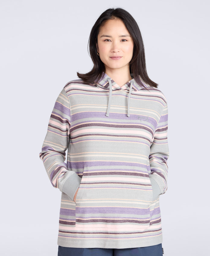 Lila Womens Beach Hoodie - Purple