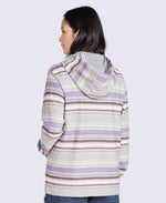 Lila Womens Beach Hoodie - Purple