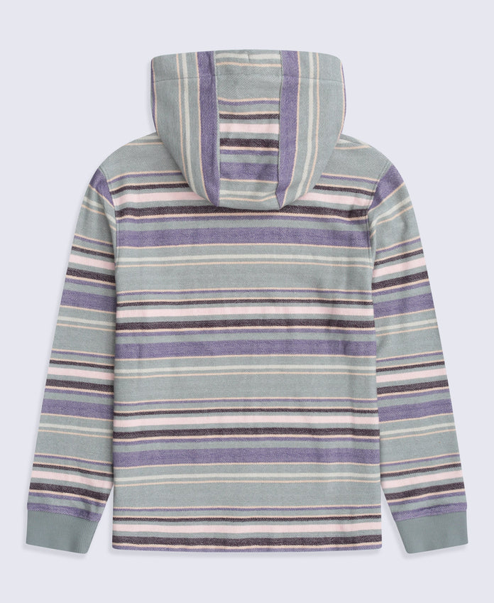 Lila Womens Beach Hoodie - Purple