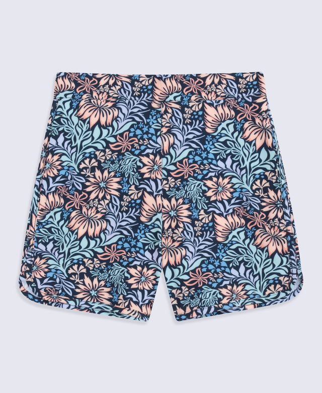 Nixie Kids Printed Boardshort - Dark Blue