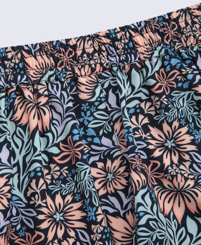 Nixie Kids Printed Boardshort - Dark Blue