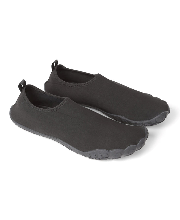 Animal Anchor Mens Aqua Shoes - Jet Black