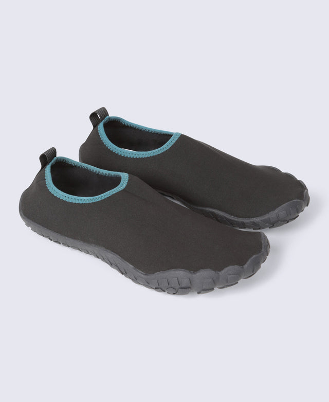 Animal Anchor Womens Aqua Shoe - Jet Black